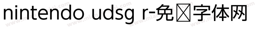 nintendo udsg r字体转换